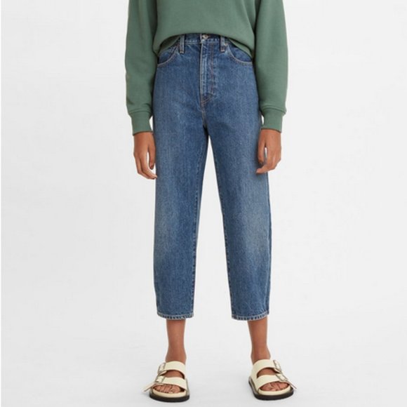 Levi's Denim - **LAST 1**Levi's Made & Crafted Barrel Crop Jean Japanese Denim Dark Orchid s 28